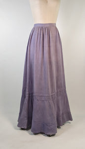 1900s Lilac Cotton Petticoat