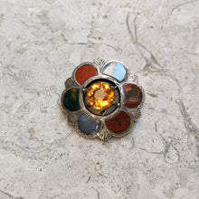 Load image into Gallery viewer, Silver Scottish Cairngorm Brooch + Pendant