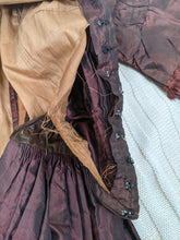 Load image into Gallery viewer, Late 1840s - 1850 Silk Gown