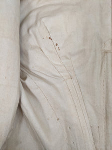1840s Champagne Silk Gown