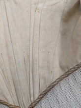 Load image into Gallery viewer, 1840s Champagne Silk Gown