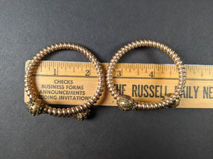 Pair of Victorian Bypass Bracelets