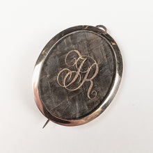 Load image into Gallery viewer, 1820s-30s Woven Hair Brooch + Pendant