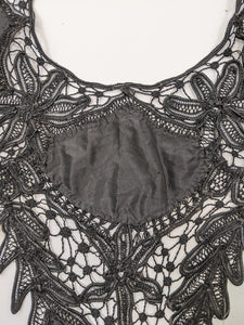 1890s-1900s Black Lace Collar