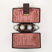Load image into Gallery viewer, 1910s Perfume Bottle Set + Case