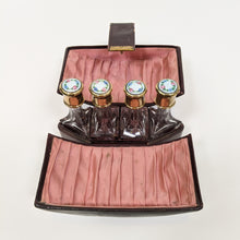 Load image into Gallery viewer, 1910s Perfume Bottle Set + Case