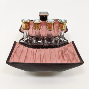 1910s Perfume Bottle Set + Case