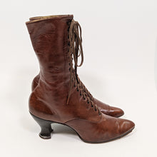 Load image into Gallery viewer, 1910s-20s Brown Boots | Approx Sz 7-7.5
