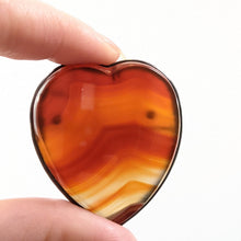 Load image into Gallery viewer, 19th C Scottish Carnelian Agate Heart Brooch
