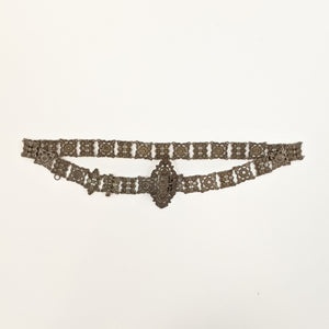RESERVED | 1890s-1900s Stamped Metal Belt