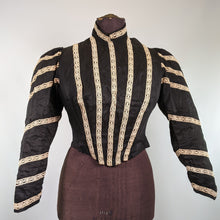 Load image into Gallery viewer, Silk Bodice c. 1900s | 34&quot; Waist
