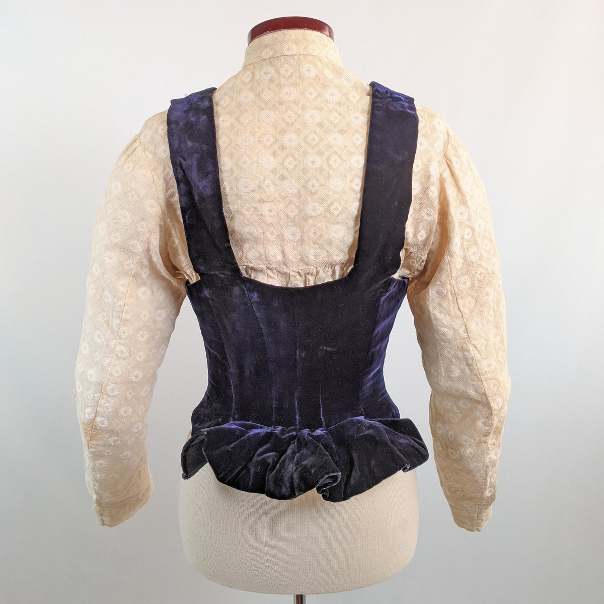 1880s Velvet Bodice or Waistcoat – Witchy Vintage