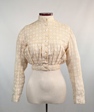 Load image into Gallery viewer, 1870s-80s Cotton Shirtwaist