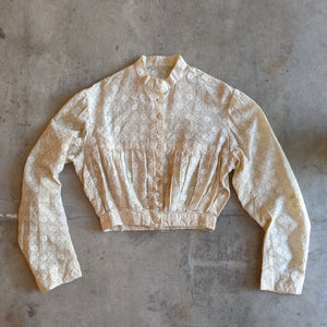 1870s-80s Cotton Shirtwaist