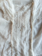 Load image into Gallery viewer, 1910s White Cotton Blouse | #1