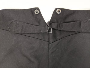 1900s-1910s Black Wool Trousers