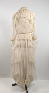 1910s Net Lace Dress