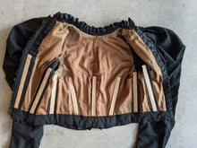 Load image into Gallery viewer, Black 1890s Bodice