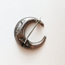 Load image into Gallery viewer, 1885 Sterling Silver Moon Brooch