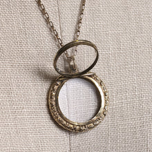 Load image into Gallery viewer, 19th C Glass Locket Necklace