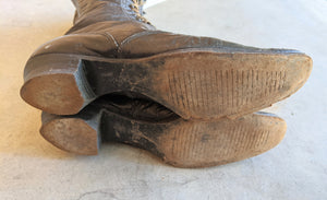 1890s Cycling Boots | Sz 4-5