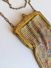 Load image into Gallery viewer, Art Deco Whiting &amp; Davis Enameled Purse