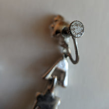 Load image into Gallery viewer, Art Deco Sterling Silver Chandelier Earrings