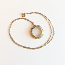 Load image into Gallery viewer, 19th C Glass Locket Necklace