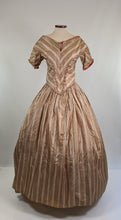 Load image into Gallery viewer, Romantic Era Gold Silk Evening Gown