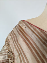 Load image into Gallery viewer, Romantic Era Gold Silk Evening Gown