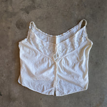 Load image into Gallery viewer, Late 1910s-Early 1920s Cotton Camisole / Corset Cover