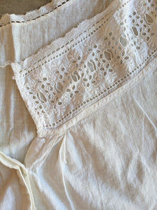 Late 1910s-Early 1920s Cotton Camisole / Corset Cover