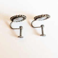 Load image into Gallery viewer, 1890s-1900s Cut Steel Crescent Moon Earrings