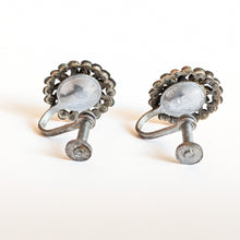 Load image into Gallery viewer, 1890s-1900s Cut Steel Crescent Moon Earrings