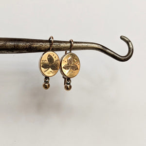 1890s 10k Gold Earrings