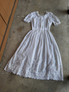 1910s Cotton Dress