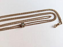 Load image into Gallery viewer, 1890s-1900s Opal + Pearl Star Slide Chain