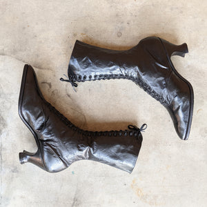 1920s Louis Heel Deadstock Boots | Approx Sz 7-7.5