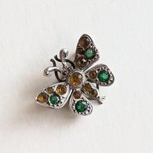Load image into Gallery viewer, 1900s Sterling Silver Butterfly Brooch