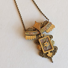 Load image into Gallery viewer, 19th C. Etruscan Revival Locket Necklace