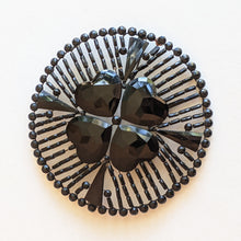 Load image into Gallery viewer, 1900s-1910s Large French Jet Brooch
