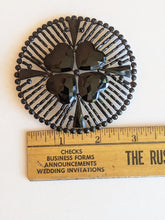 Load image into Gallery viewer, 1900s-1910s Large French Jet Brooch