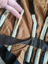 Load image into Gallery viewer, 1880s Silk + Velvet Bodice