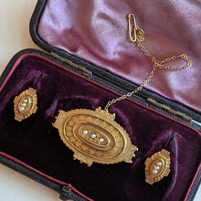 Load image into Gallery viewer, 1870s-1880s 14k Gold Demi Parure