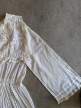 Load image into Gallery viewer, 1910s Embroidered Cotton Dress | 30&quot; Waist