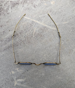 19th C. Blue Tinted Eyeglasses