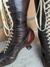 Load image into Gallery viewer, 1910s-1920s Brown Lace Up Boots | Approx Sz 7
