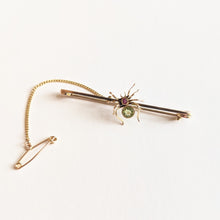 Load image into Gallery viewer, 1900s 9k Gold Spider Brooch