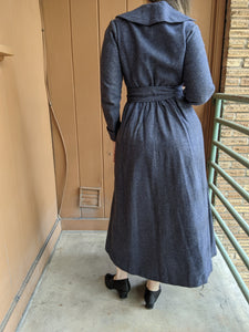 Late Teens-Early Twenties Wool Dress