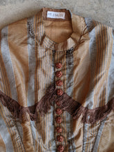Load image into Gallery viewer, 1860s Earth Tones Silk Gown